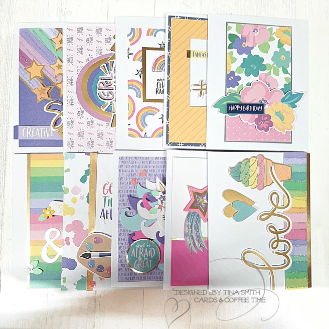 Spellbinders Card Kit of the Month FEB20_10 Cards