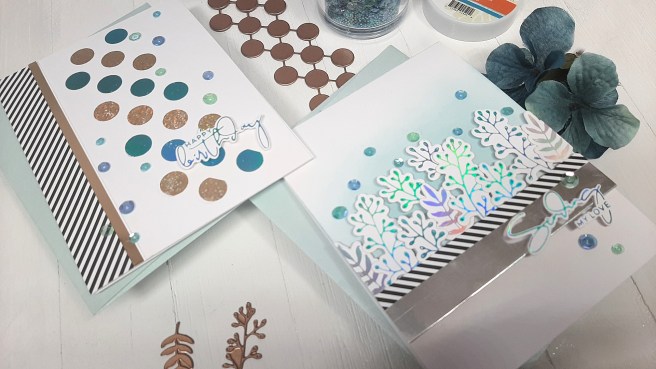 Spellbinders Foiled Basics Glimmer Plates by Yana Smakula - Tina Smith