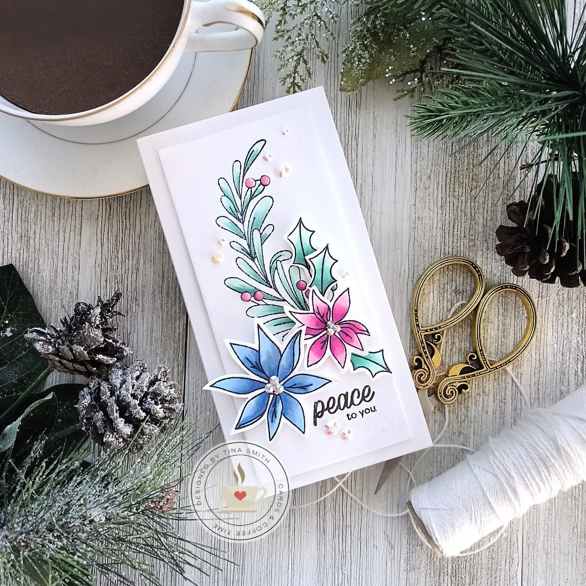 Simon Says Stamp – Peace on Earth Release | Holiday Sprigs | Cards and ...