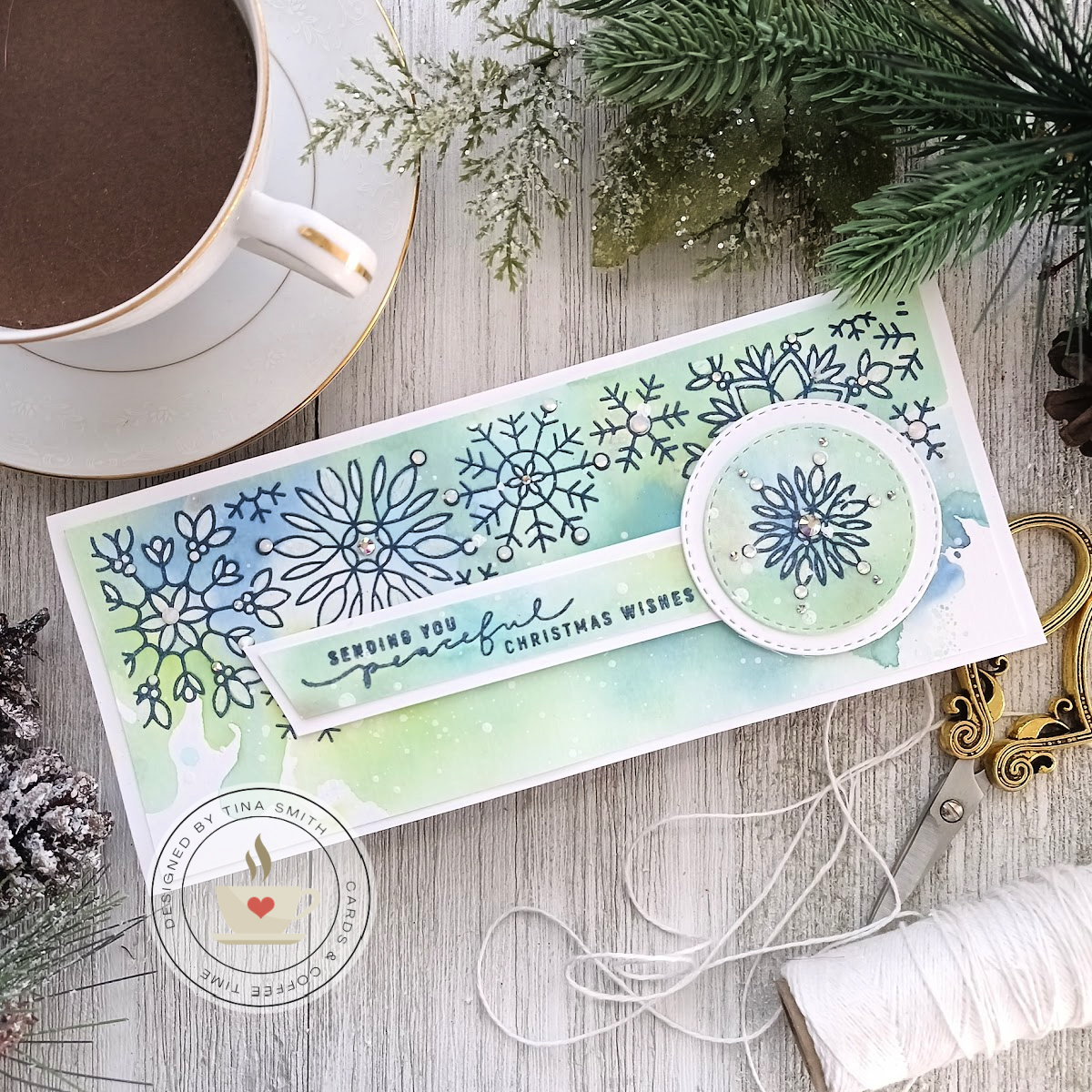 Simon Says Stamp – Peace on Earth Release | Snowflake Edges | Cards and ...