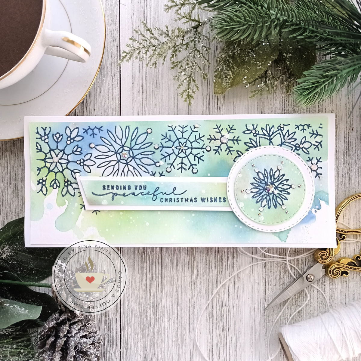 Simon Says Stamp – Peace on Earth Release | Snowflake Edges | Cards and ...