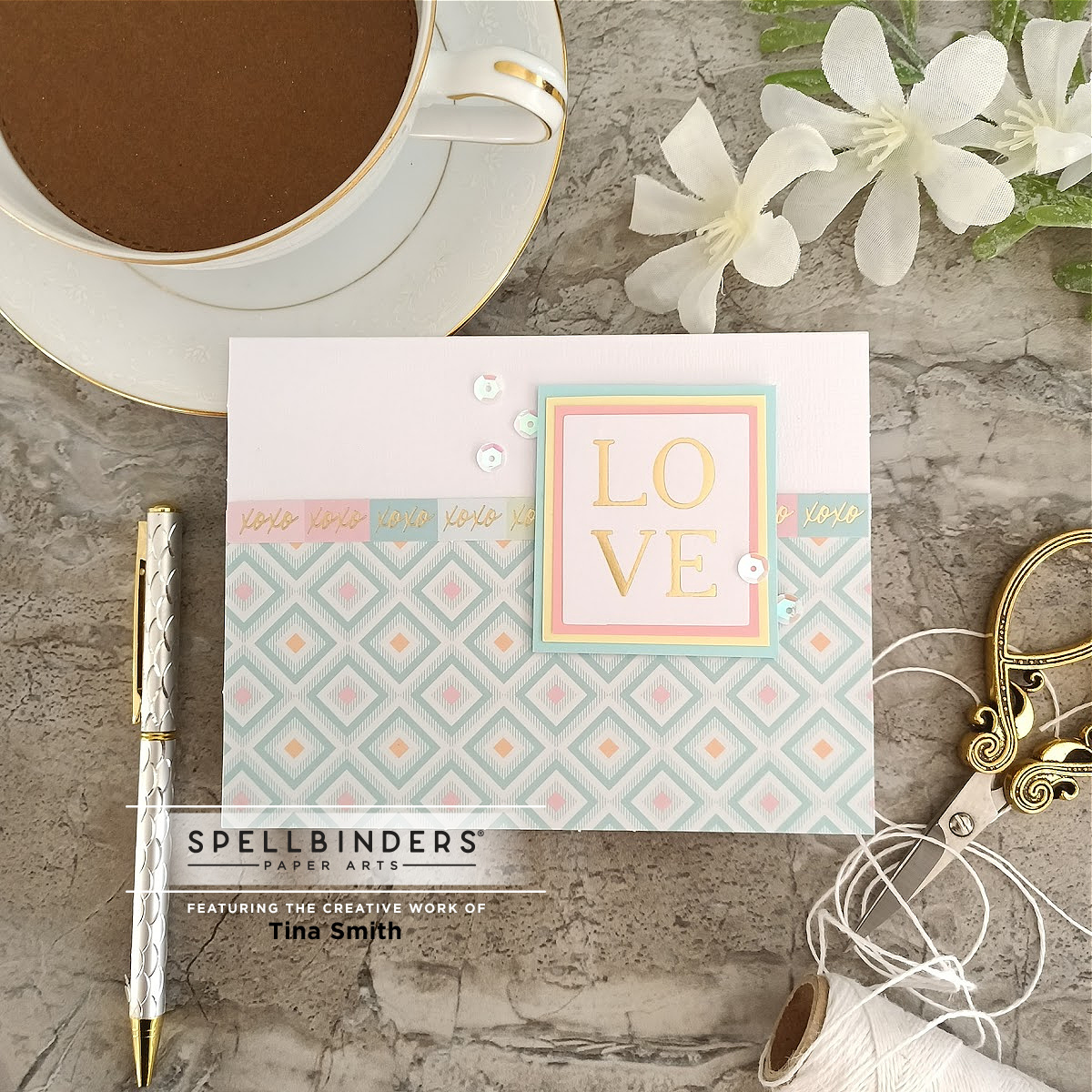 Spellbinders | Card Kit of the Month | January 2022 | Cards and Coffee Time