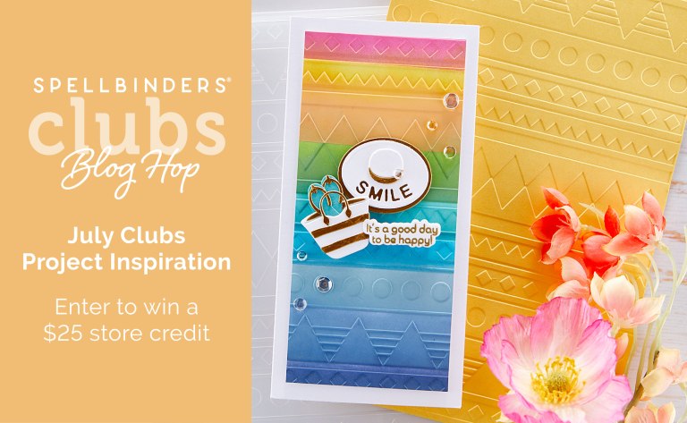 Spellbinders – July 2022 Clubs Blog Hop & Giveaway | Cards and Coffee Time