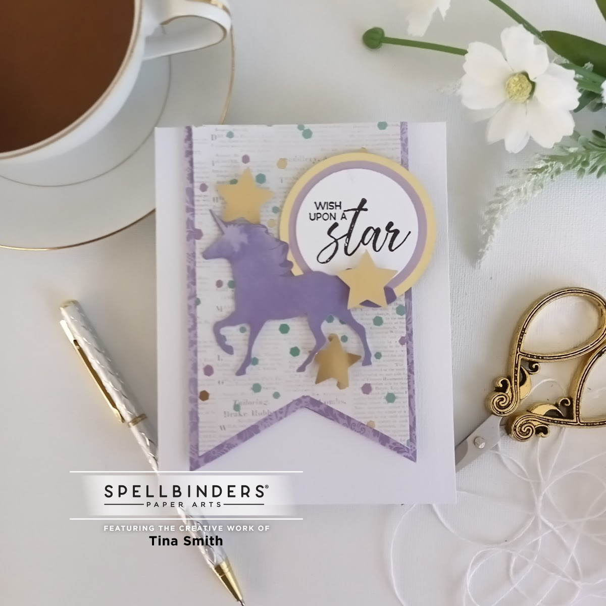 Spellbinders | Card Kit of the Month | July 2022 | Cards and Coffee Time
