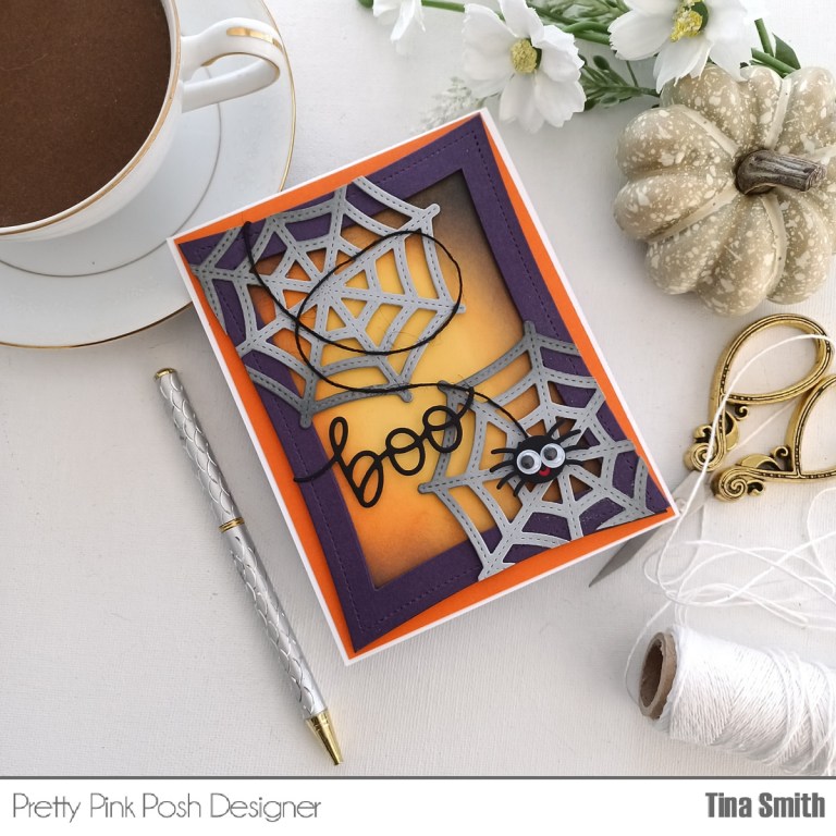 Pretty Pink Posh – Spider Web | Cards and Coffee Time