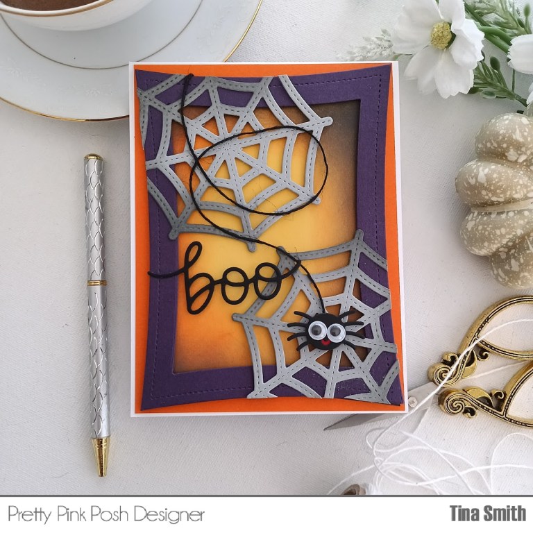 Pretty Pink Posh – Spider Web | Cards and Coffee Time