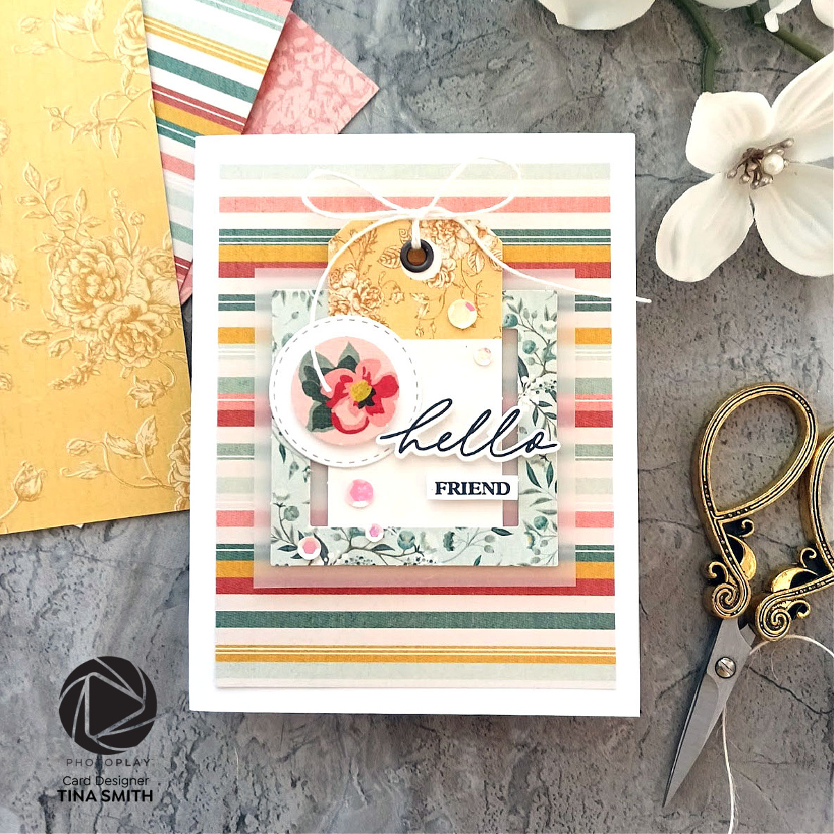 Photoplay Paper – Hello Lovely | Cards and Coffee Time