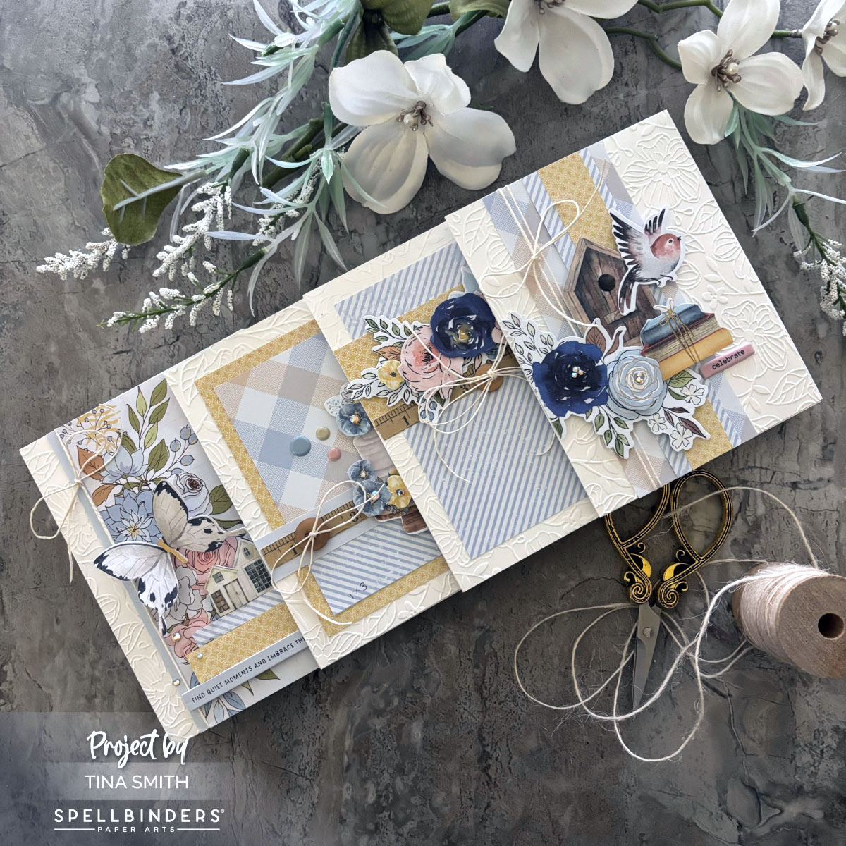 Spellbinders | Quick & Easy Card Kit | Nov 2023 | Cards and Coffee Time