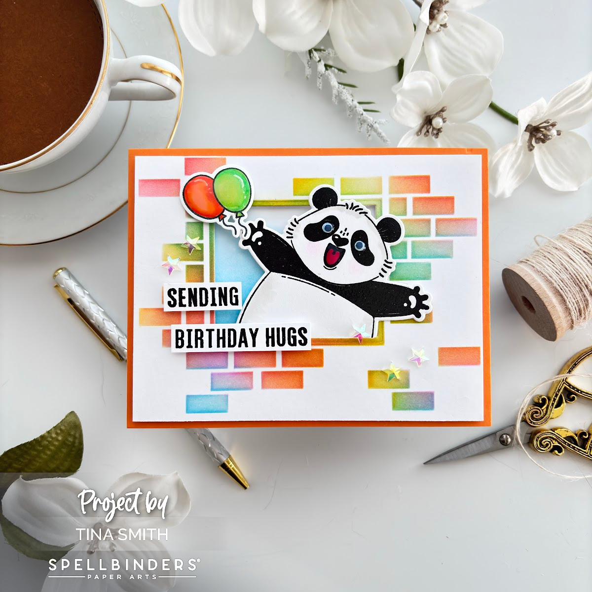Try It Out Tuesday | Simon Hurley Big Hugs | Cards and Coffee Time