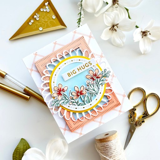 Breezy Blossoms & Lots of Frames for the Pinkfresh Studio Monthly Challenge!