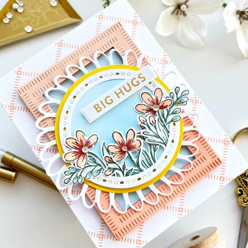 Breezy Blossoms & Lots of Frames for the Pinkfresh Studio Monthly Challenge!