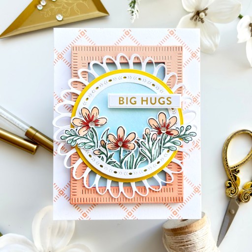 Breezy Blossoms & Lots of Frames for the Pinkfresh Studio Monthly Challenge!