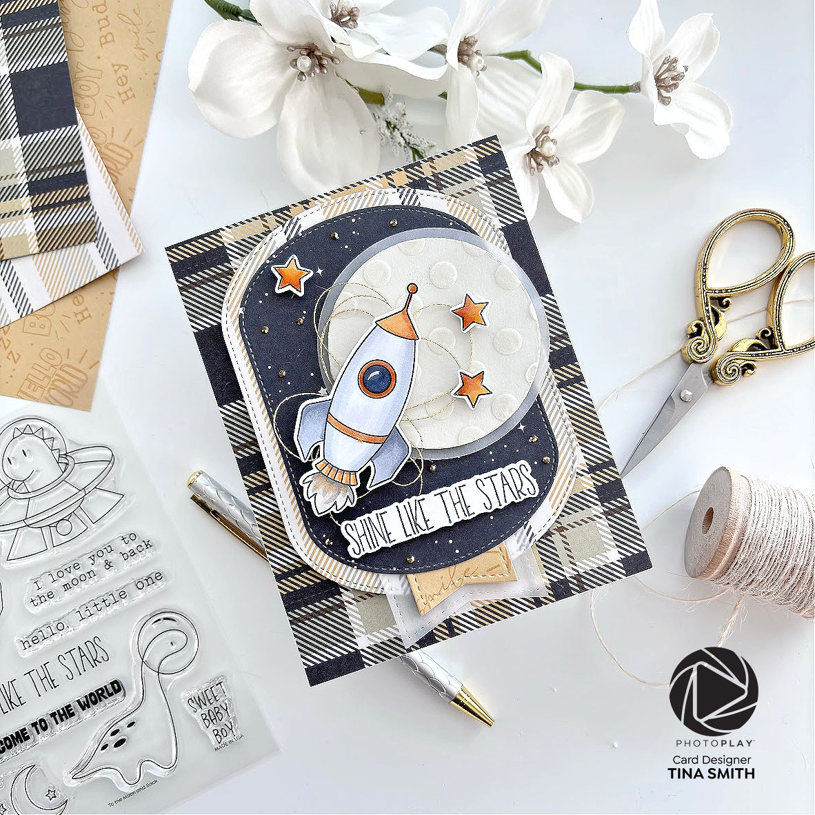 Photoplay Paper – To the Moon & Back (2) | Cards and Coffee Time