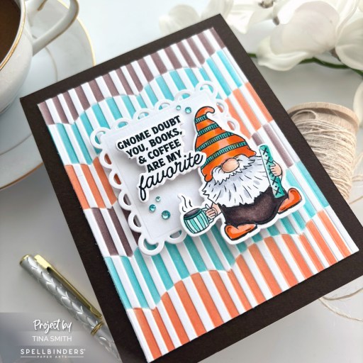 Dynamic Backgrounds - Spellbinders Stencil of the Month Club Kit for March 2024