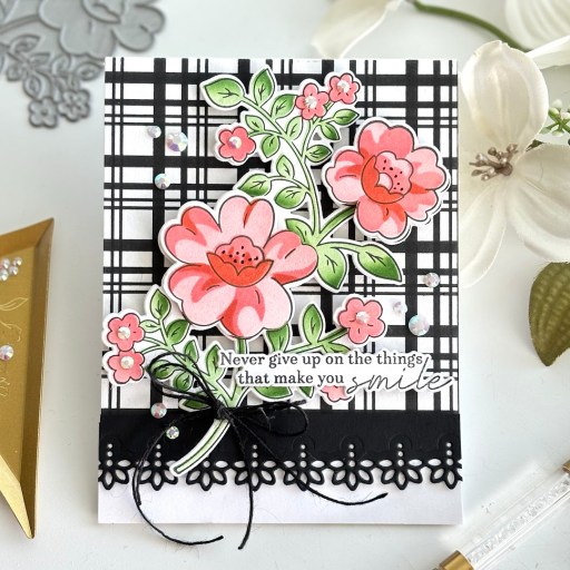 Never Give Up Press Plate from Pinkfresh Studio! 