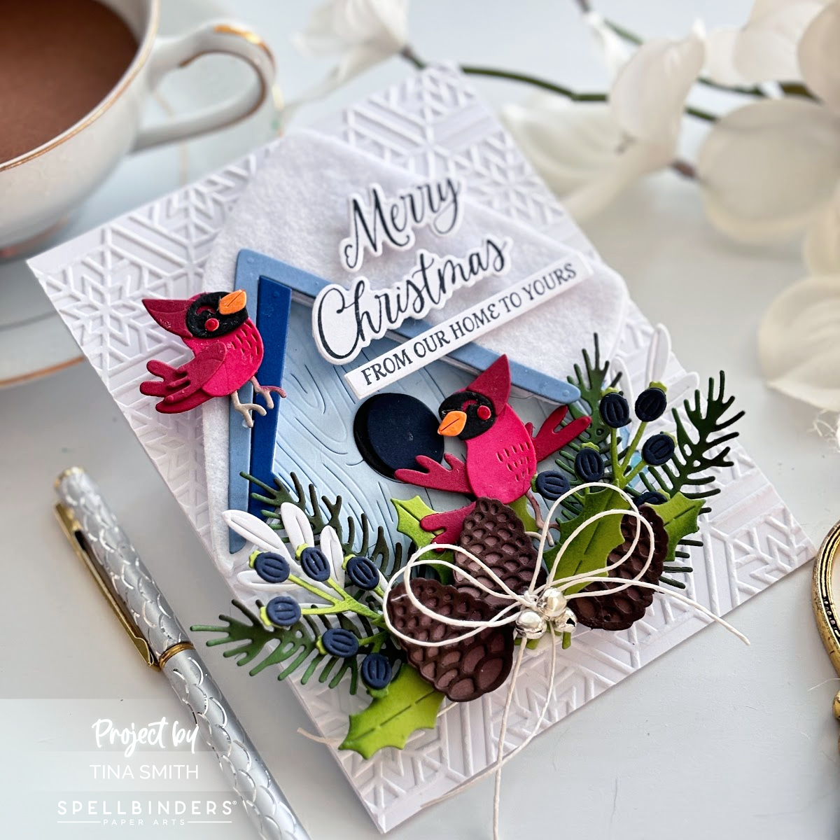 Spellbinders Large Die of the Month Club, Embossing Folder and Clear Stamp & Die of the Month Club for July 2024! #cardsandcoffeetime #spellbinders