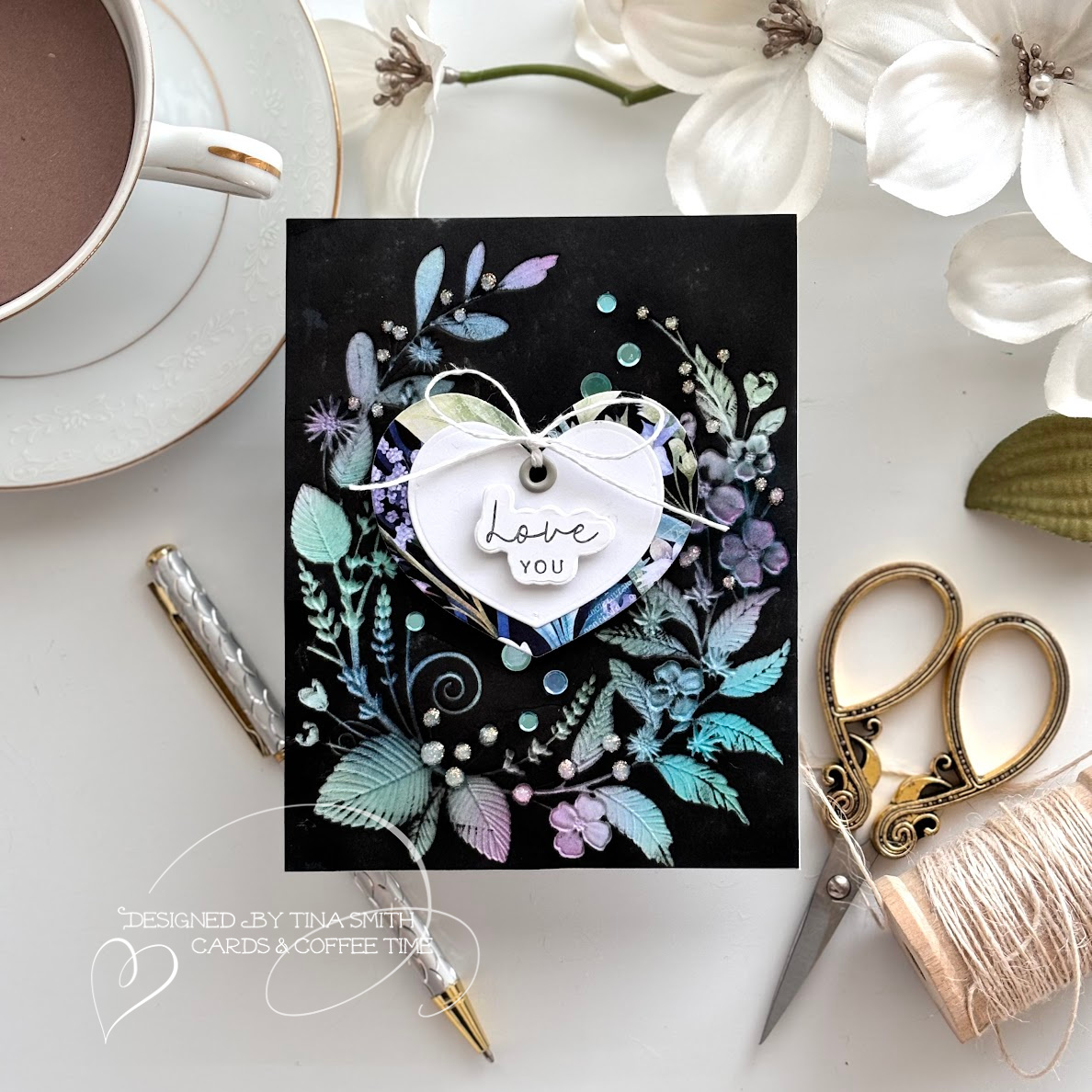 Three Cards with the Simon Says Stamp Graceful Flowers - August 2024 Card Kit! #cardsandcoffeetime #simonsaysstamp