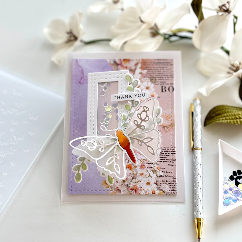 Two Clear Cards with the Simon Says Stamp Chunky Thankful Greetings - September 2024 Card Kit! #SSSCKSeptember2024 #SSSCK #Cardsandcoffeetime