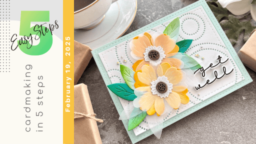 Cardmaking in 5 Easy Steps – #010 | Cards and Coffee Time